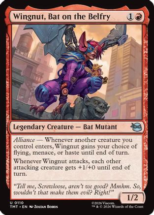 Wingnut, Bat on the Belfry (110) - Teenage Mutant Ninja Turtles
