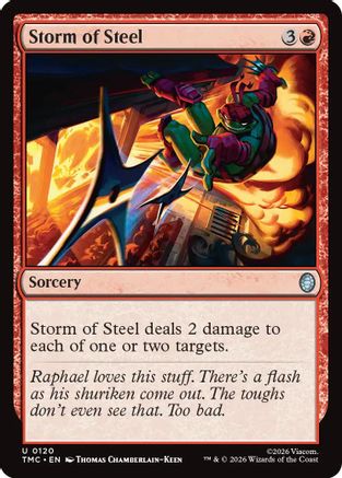 Storm of Steel (120) - Commander: Teenage Mutant Ninja Turtles