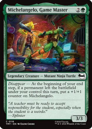 Michelangelo, Game Master (118) - Teenage Mutant Ninja Turtles