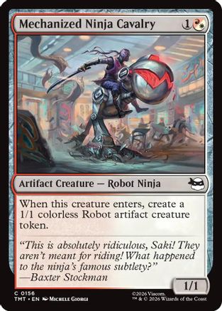 Mechanized Ninja Cavalry (156) - Teenage Mutant Ninja Turtles