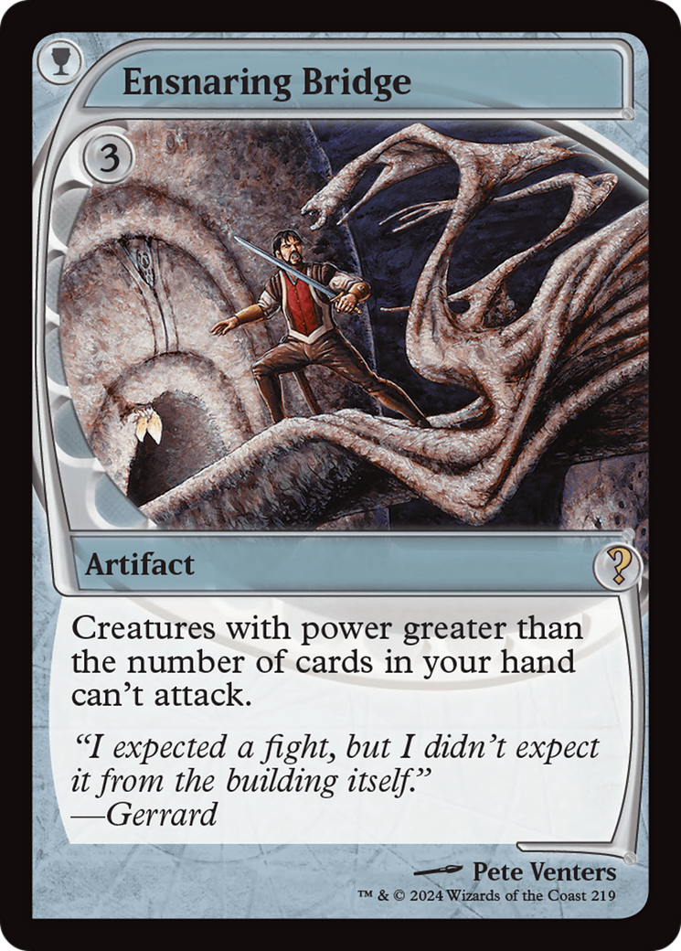Ensnaring Bridge (Future Sight) (219) - Mystery Booster 2
