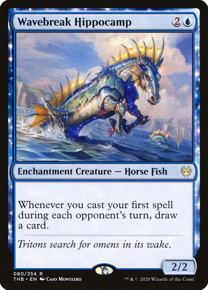 Wavebreak Hippocamp (Promo Pack) [Theros Beyond Death Promos] | Silver Goblin