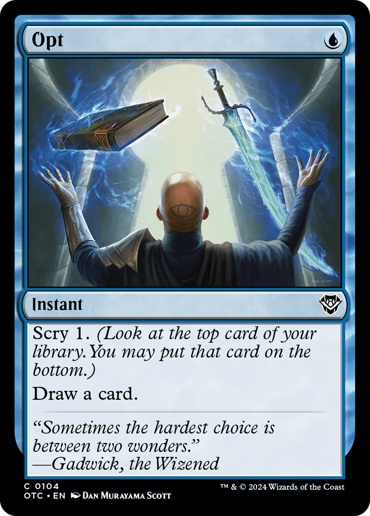 Opt (104) - Outlaws of Thunder Junction Commander