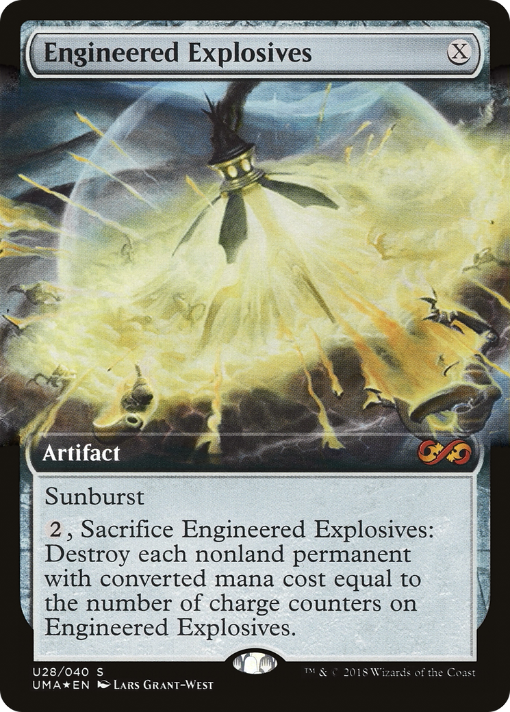 Engineered Explosives (Extended Art) (U28) Foil - Ultimate Box Topper