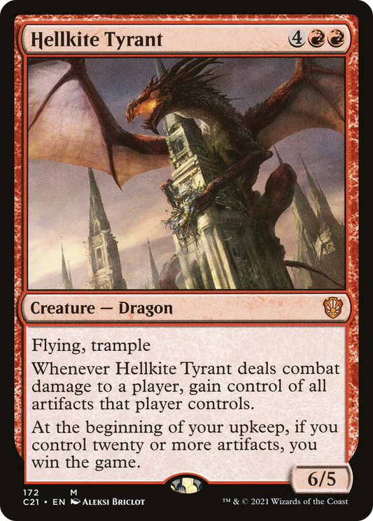 Hellkite Tyrant (172) - Commander 2021