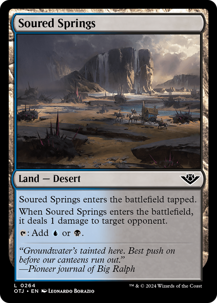 Soured Springs [Outlaws of Thunder Junction] Foil