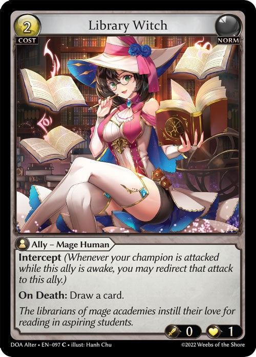 Library Witch (097) [Dawn of Ashes: Alter Edition] Foil