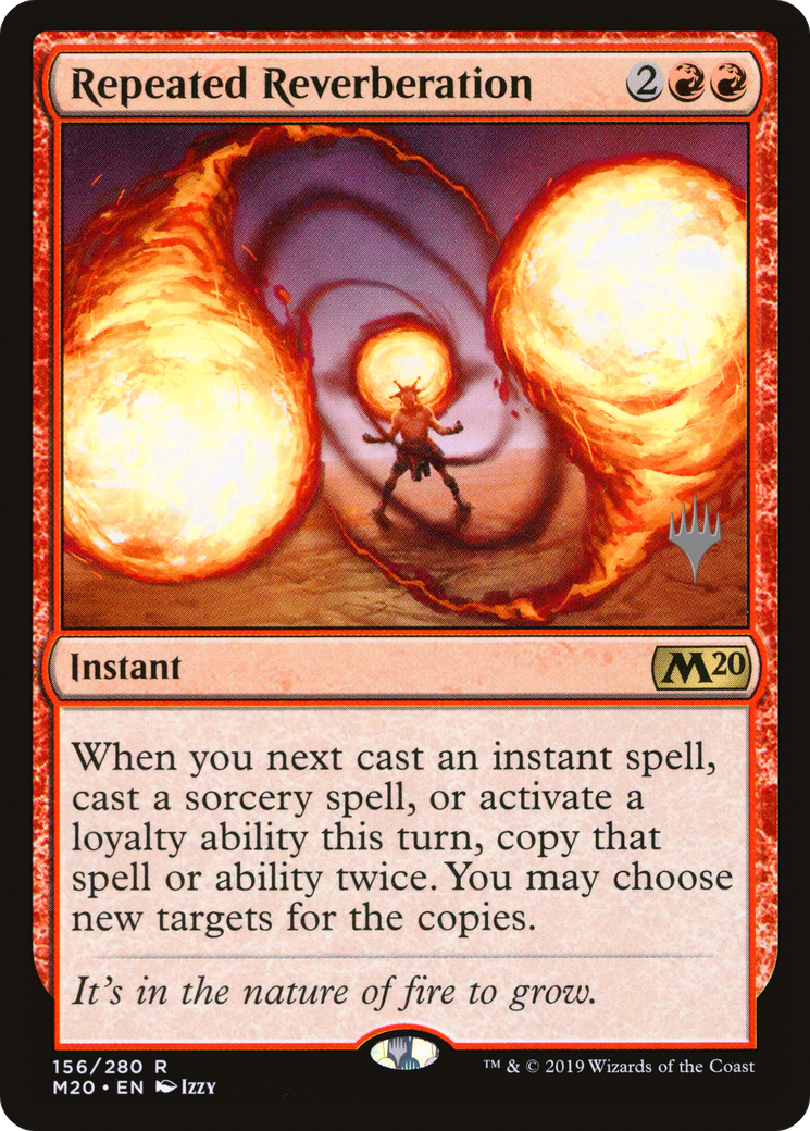 Repeated Reverberation (156) Foil - Core Set 2020 Promos