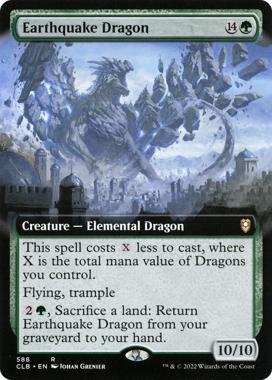 Earthquake Dragon (Extended Art) (588) - Commander Legends: Battle for Baldur's Gate