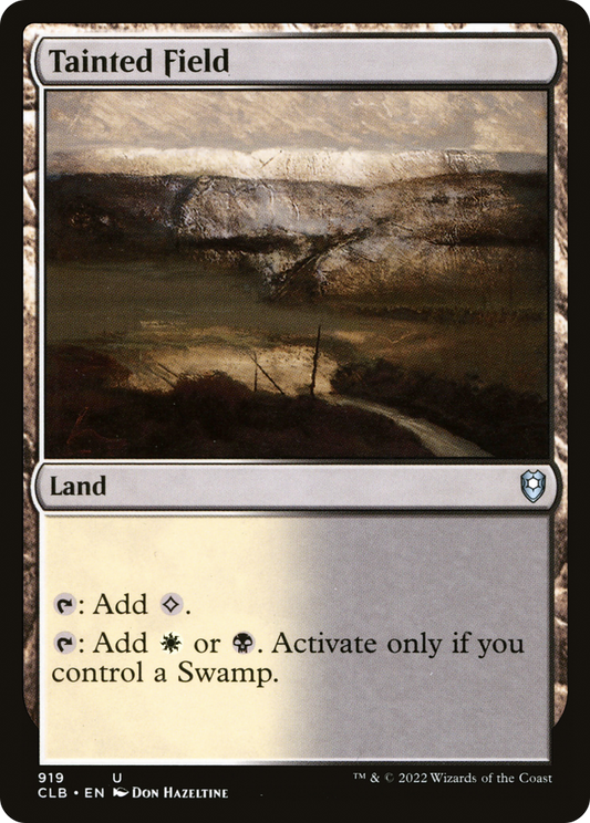 Tainted Field (919) - Commander Legends: Battle for Baldur's Gate