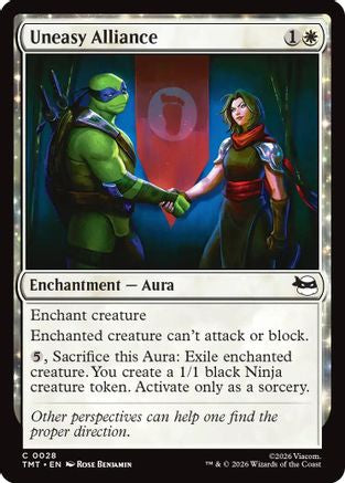 Uneasy Alliance (028) Foil - Teenage Mutant Ninja Turtles