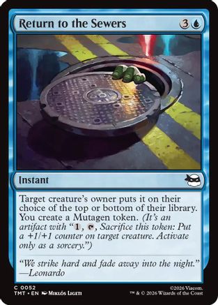 Return to the Sewers (052) Foil - Teenage Mutant Ninja Turtles