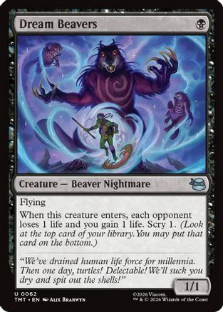 Dream Beavers (062) Foil - Teenage Mutant Ninja Turtles