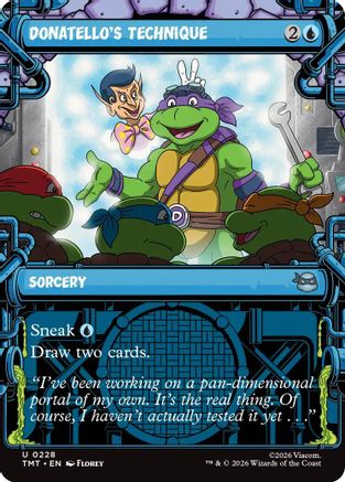 Donatello's Technique (Showcase) (228) Foil - Teenage Mutant Ninja Turtles
