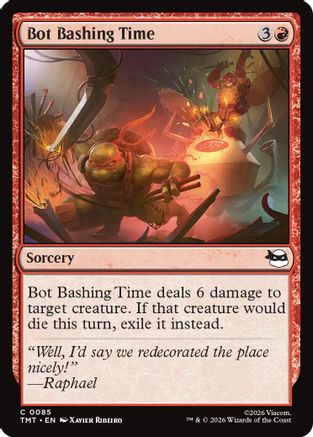 Bot Bashing Time (085) Foil - Teenage Mutant Ninja Turtles