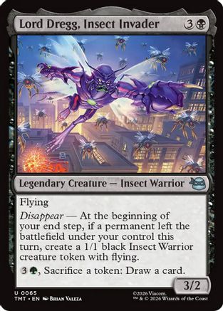 Lord Dregg, Insect Invader (065) Foil - Teenage Mutant Ninja Turtles