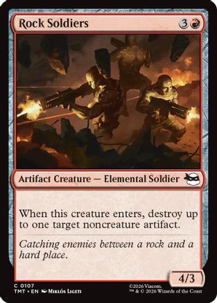 Rock Soldiers (107) Foil - Teenage Mutant Ninja Turtles
