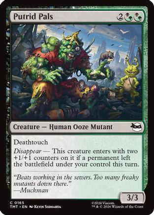 Putrid Pals (165) Foil - Teenage Mutant Ninja Turtles