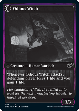 Ragged Recluse // Odious Witch [Innistrad: Double Feature] | Silver Goblin