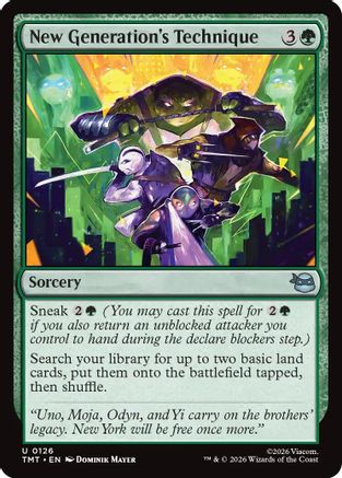 New Generation's Technique (126) Foil - Teenage Mutant Ninja Turtles