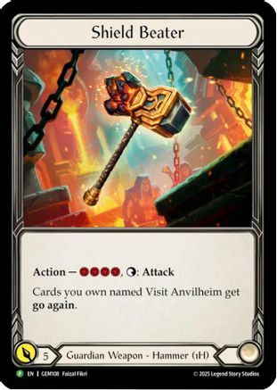 Shield Beater (GEM108) Cold Foil - GEM Pack 4