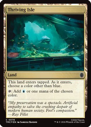Thriving Isle (Surge Foil) (078) Foil - Commander: Teenage Mutant Ninja Turtles