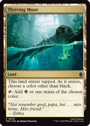 Thriving Moor (Surge Foil) (079) Foil - Commander: Teenage Mutant Ninja Turtles