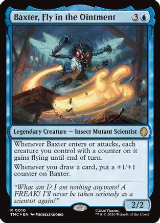 Baxter, Fly in the Ointment (Surge Foil) (010) Foil - Commander: Teenage Mutant Ninja Turtles