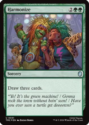 Harmonize (Surge Foil) (051) Foil - Commander: Teenage Mutant Ninja Turtles