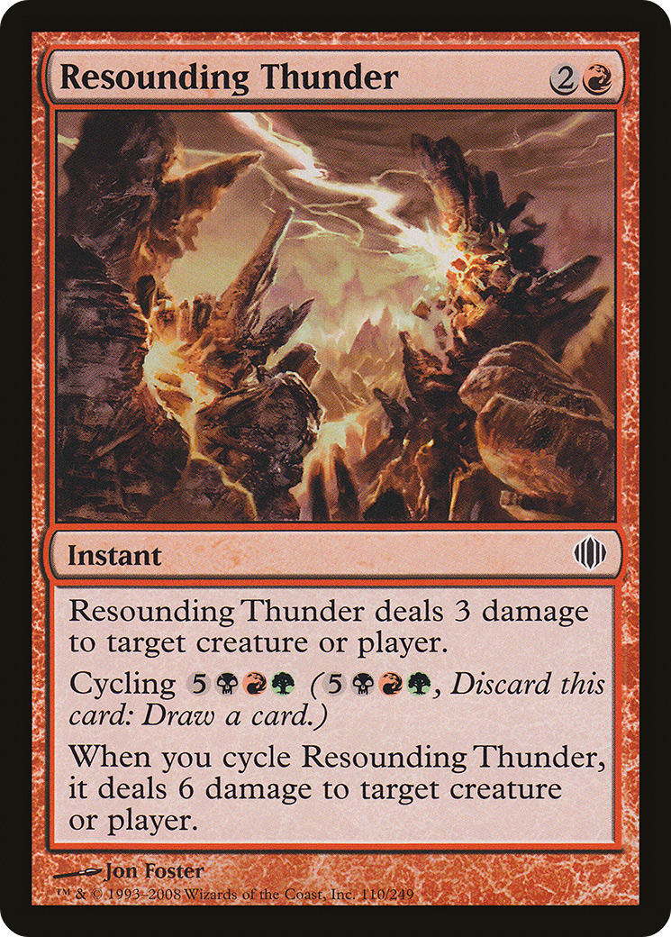 Resounding Thunder (110) - Shards of Alara