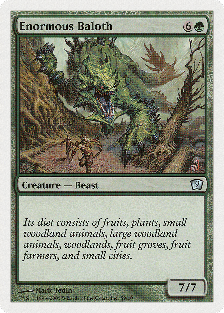 Enormous Baloth (0S9) - Ninth Edition