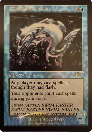 Tidal Barracuda (7105) Foil - Secret Lair Drop Series