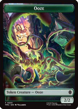 Ooze // Copy Double-Sided Token (1 // 1) Foil - Commander: Teenage Mutant Ninja Turtles