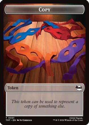 Copy // Mutagen Double-Sided Token (1 // 9) - Teenage Mutant Ninja Turtles
