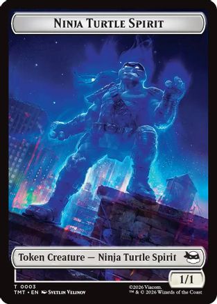 Ninja Turtle Spirit // Food Double-Sided Token (3 // 8) - Teenage Mutant Ninja Turtles