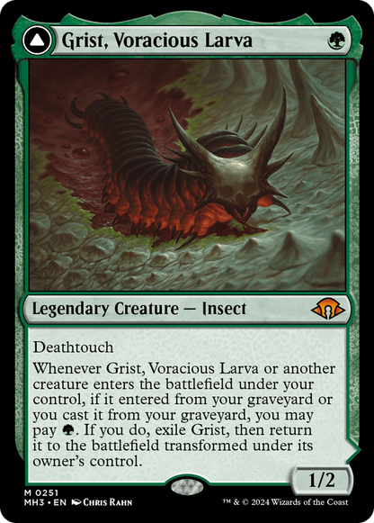 Grist, Voracious Larva (251) Foil - Modern Horizons 3
