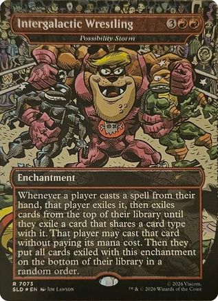 Intergalactic Wrestling – Possibility Storm (7073) Foil - Secret Lair Drop Series