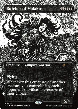 Butcher of Malakir (7071) Foil - Secret Lair Drop Series