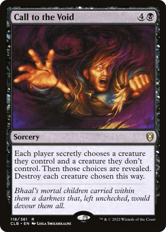 Call to the Void [Commander Legends: Battle for Baldur's Gate] Foil
