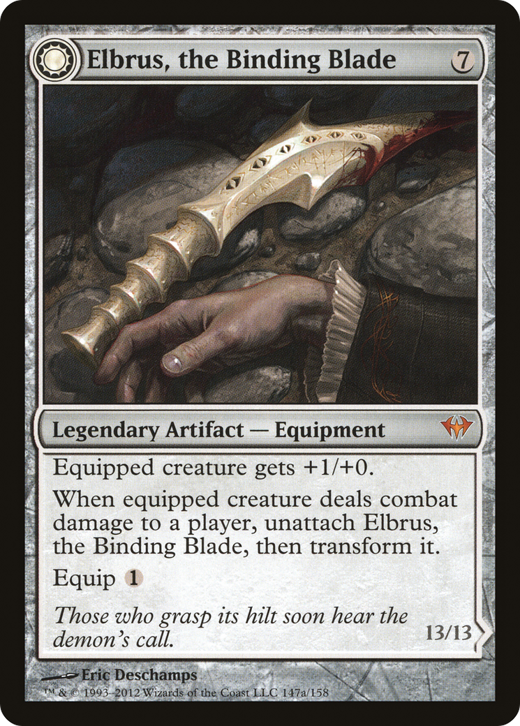 Elbrus, the Binding Blade // Withengar Unbound (147) Foil - Dark Ascension