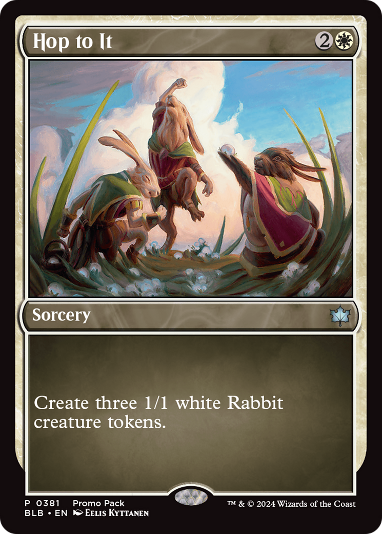 Hop to It [Bloomburrow Promos] Foil