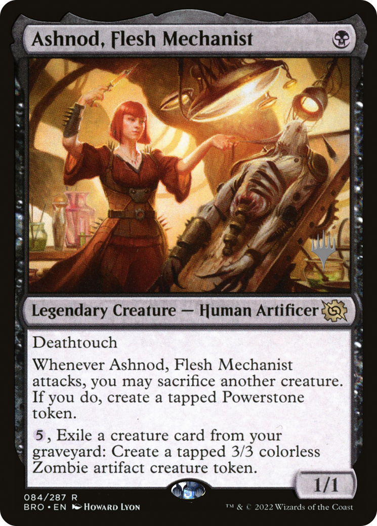 Ashnod, Flesh Mechanist (Promo Pack) [The Brothers' War Promos] | Silver Goblin