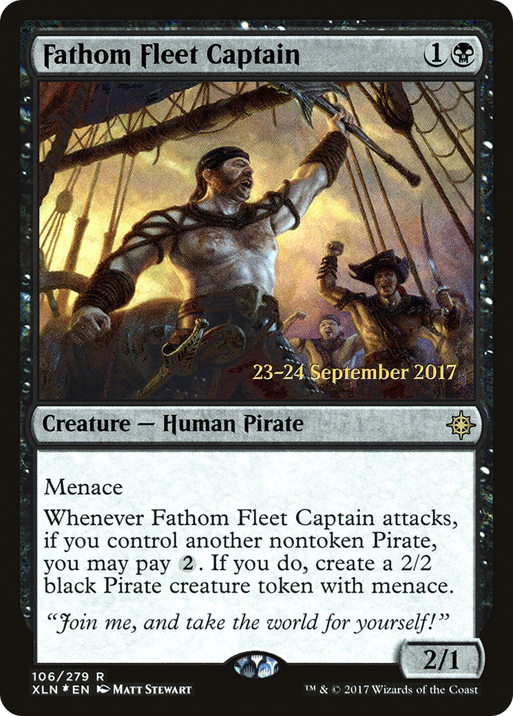 Fathom Fleet Captain (106) Foil - Ixalan Promos