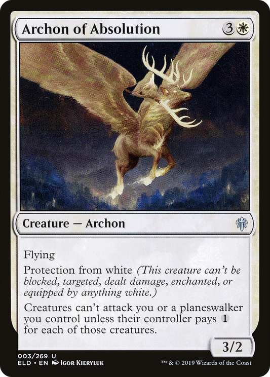 Archon of Absolution (003) - Throne of Eldraine