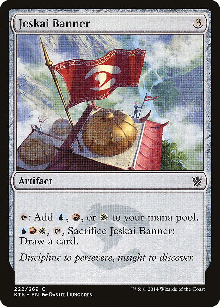 Jeskai Banner (222) Foil - Khans of Tarkir