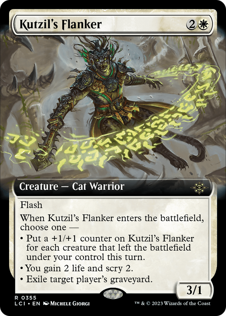 Kutzil's Flanker (Extended Art) (355) Foil - The Lost Caverns of Ixalan