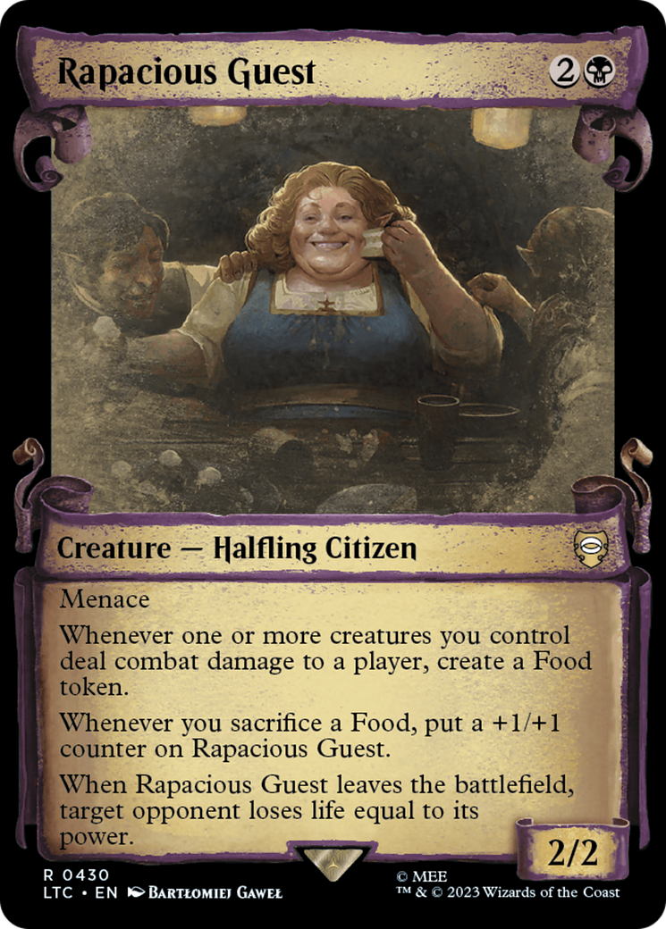 Rapacious Guest (Showcase Scrolls) (Showcase) (430) Foil - Tales of Middle-earth Commander