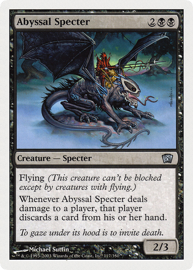 Abyssal Specter (117) - Eighth Edition
