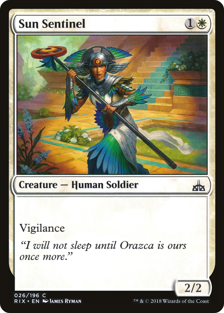 Sun Sentinel (026) Foil - Rivals of Ixalan