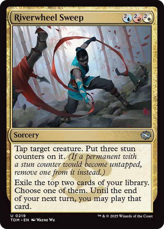 Riverwheel Sweep (219) Foil - Tarkir: Dragonstorm